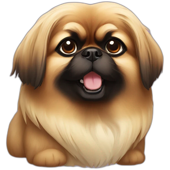 Pekingese dog emoji