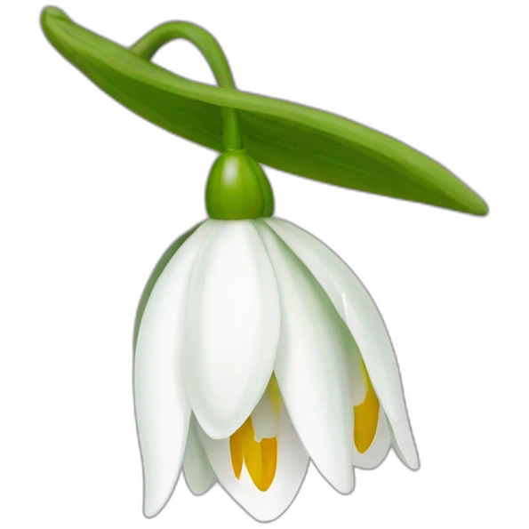 snowdrop emoji