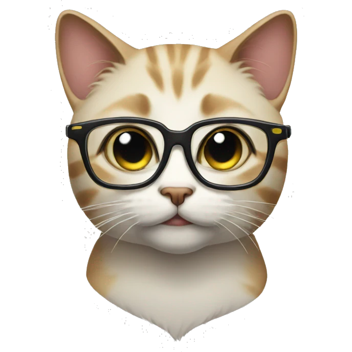 cat with glasses emoji
