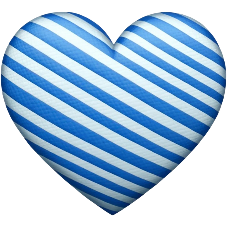 Cuore blu con le fascie emoji