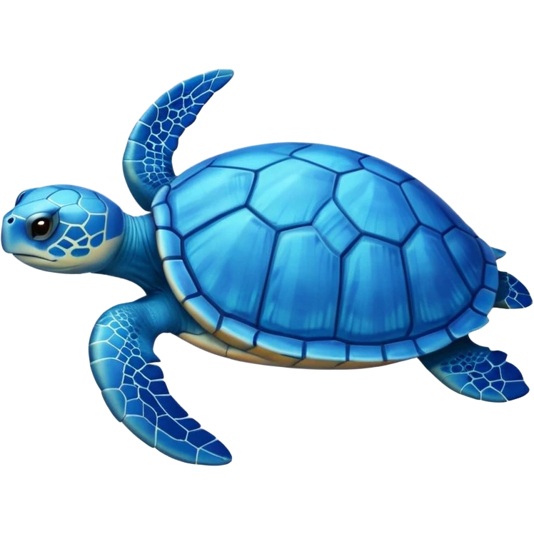 a blue turtle emoji