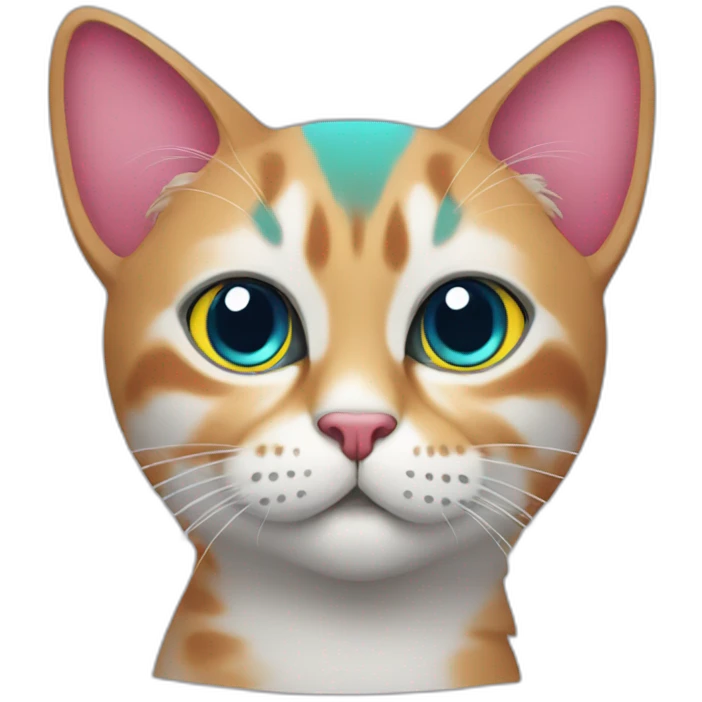 colorful-cat emoji
