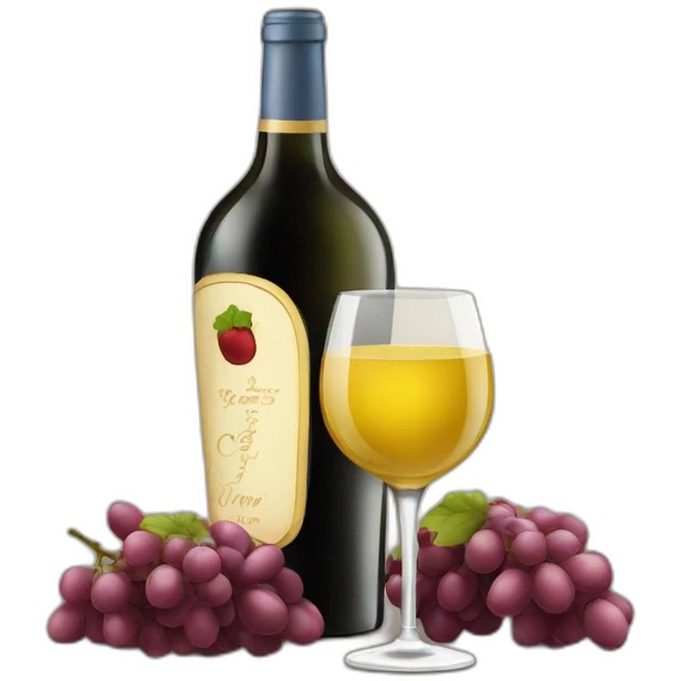 Vino y copa emoji