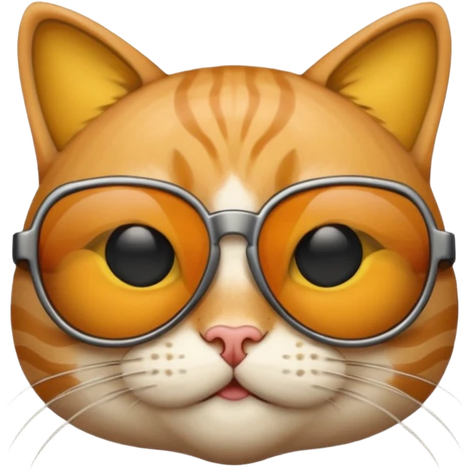 Cat wearing sunglasses emoji