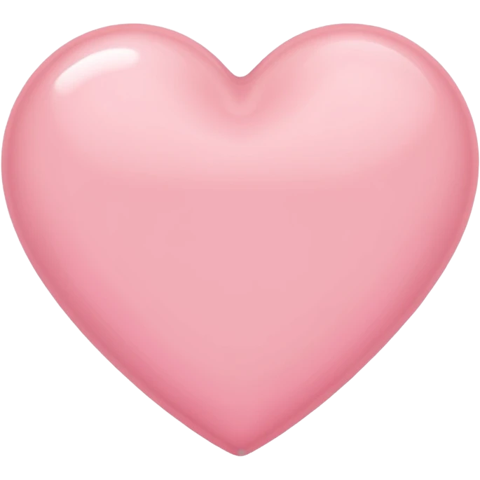 Light pink heart  emoji