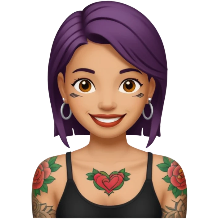 women with tatoos emoji
