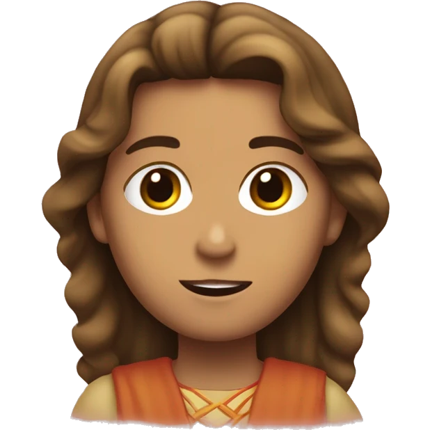 Jesús abrazando a una niña emoji