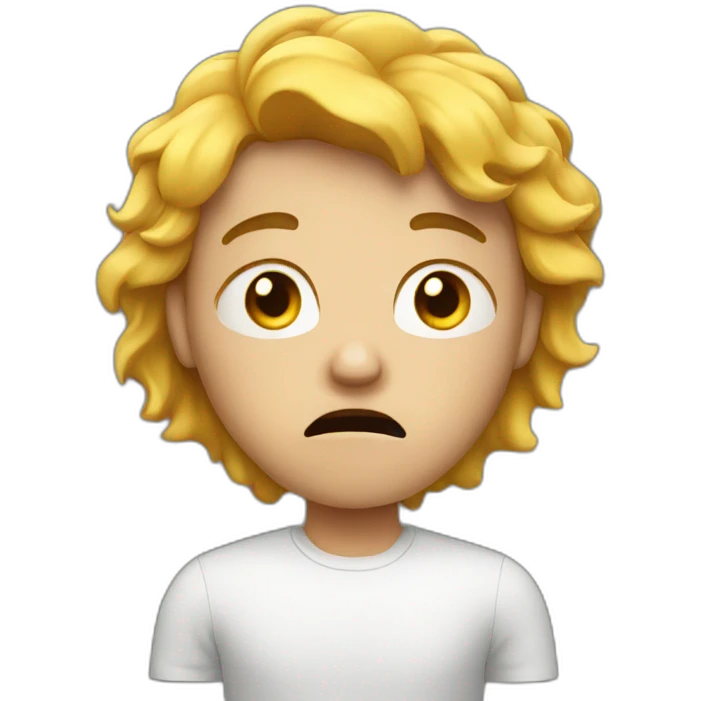 stressed person emoji