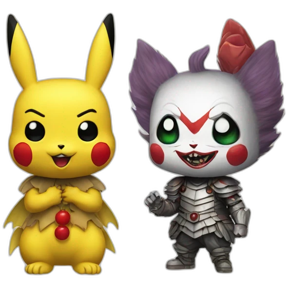 À Pikachu pennywise emoji