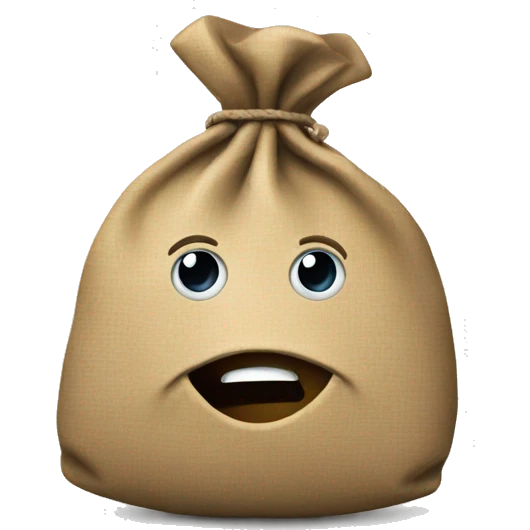 Money bag hyped  emoji