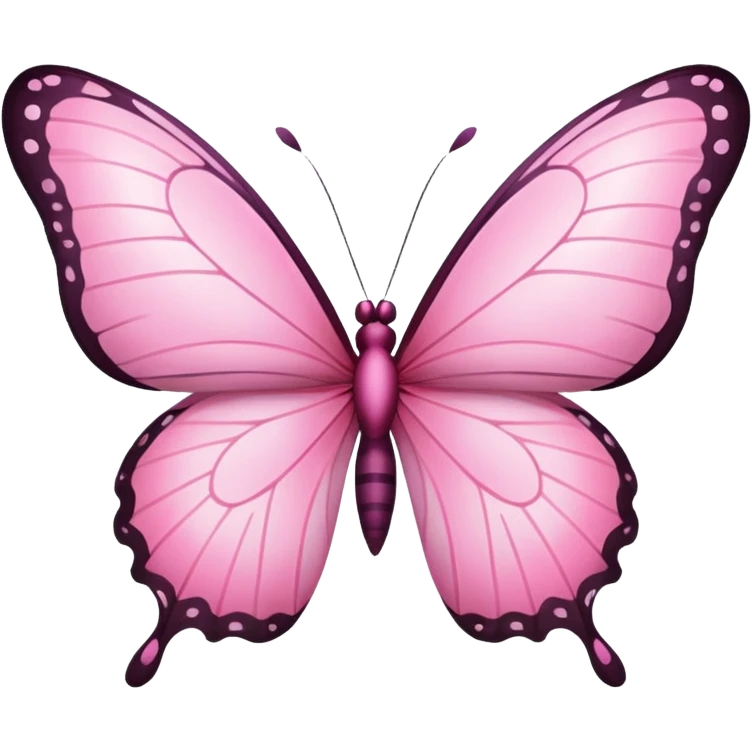 pink butterfly emoji