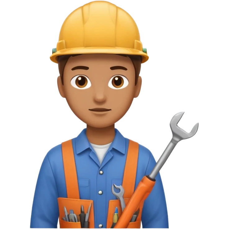 Repairs and Maintenance, holding tool emoji