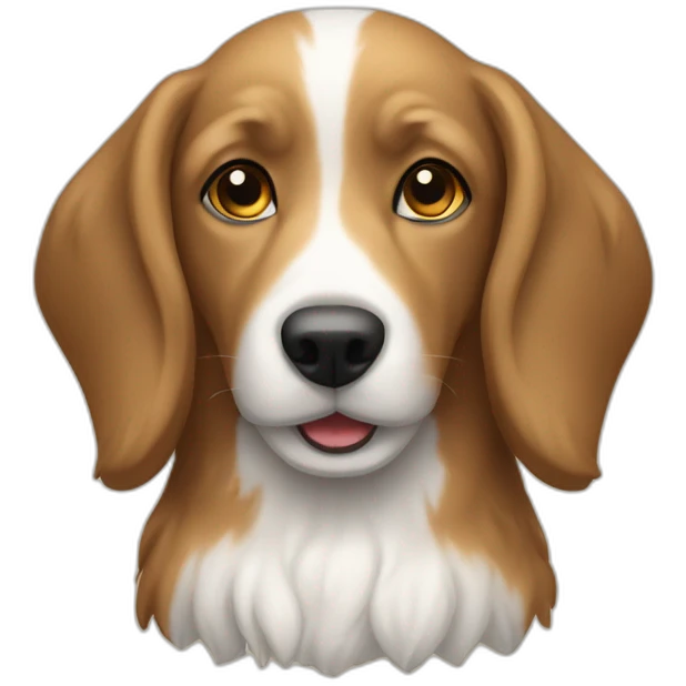 chien sur lapin emoji