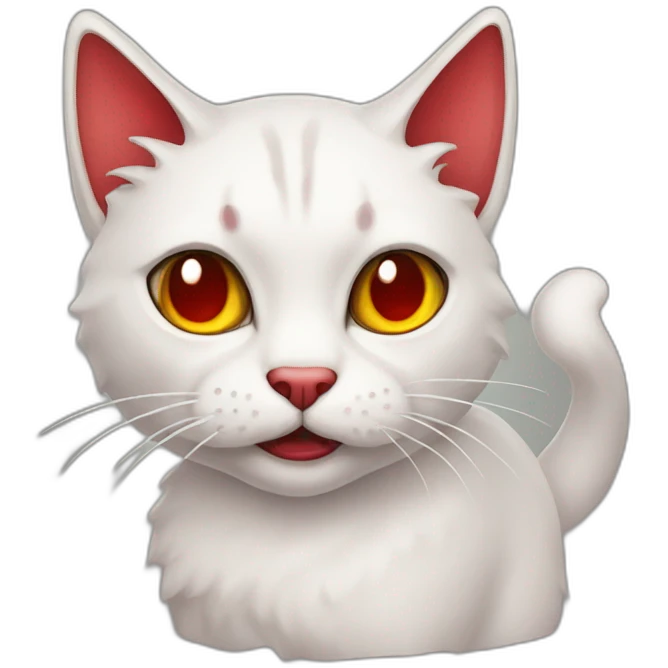 bloodstained-cat emoji