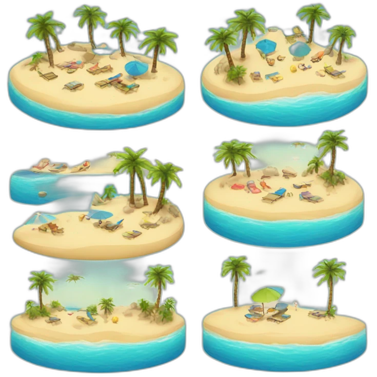 Beach dubai emoji