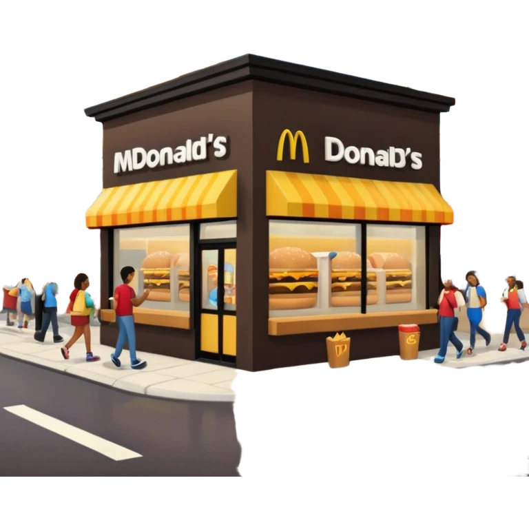 Mcdonalds street emoji