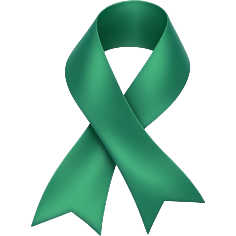 green ribbon emoji