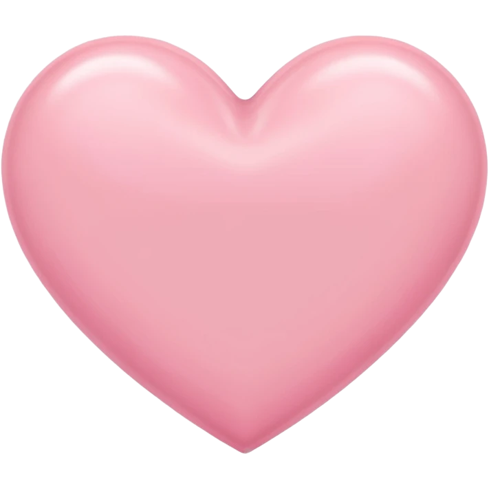 Pastel Pink Heart emoji