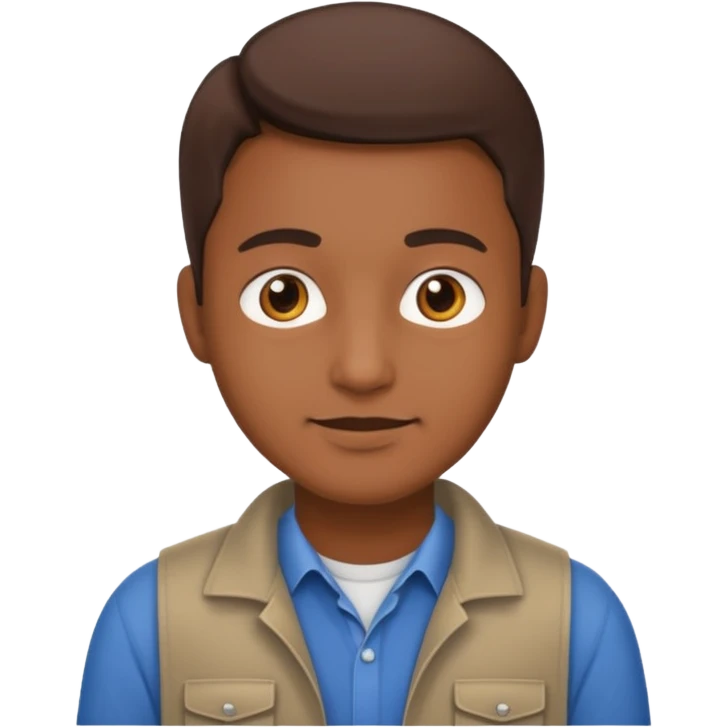 software engineer, casual wear, very slightly brown skinned emoji
