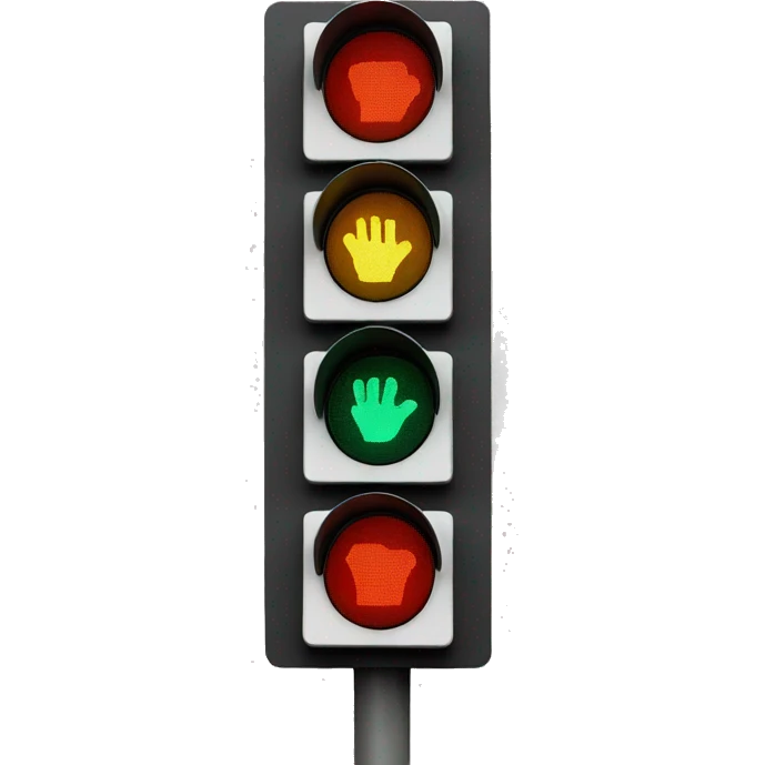 Highway signal emoji