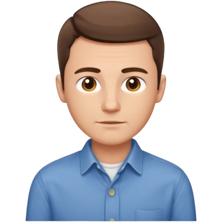 A man who look like hitler without mustache  emoji