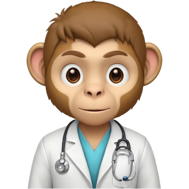 doctor monkey emoji