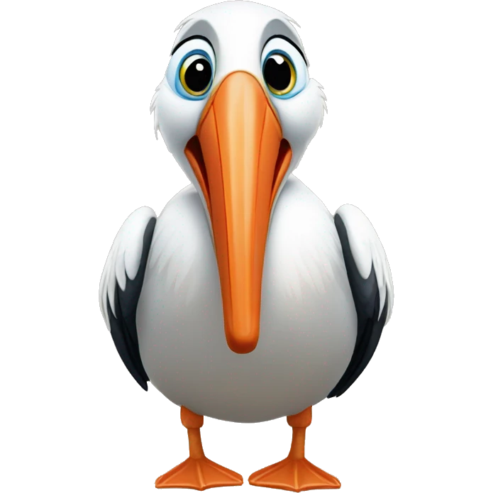 Pelican Front View Finding Nemo emoji