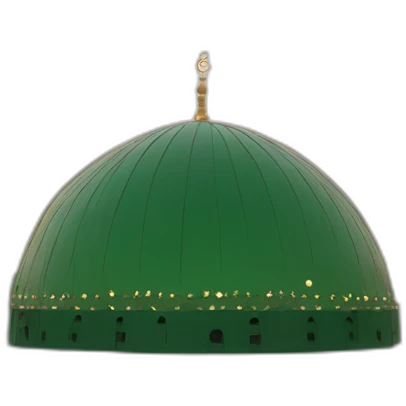 the green dome in madinah, KSA emoji