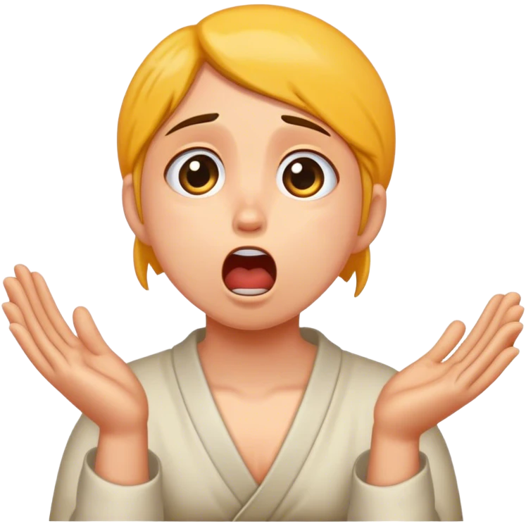 Begging and pleading emoji