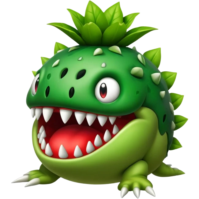 Petey Piranha, the Mario character emoji