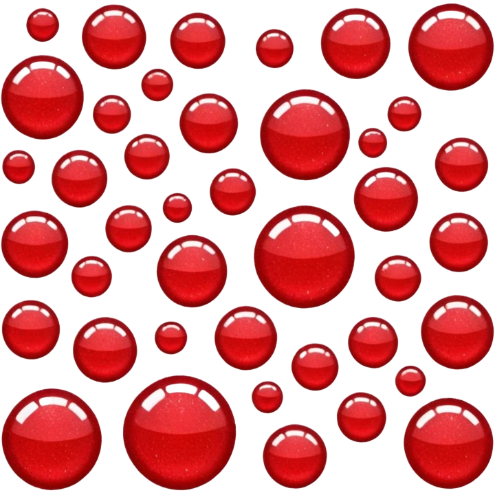 red glitter anonymous emoji