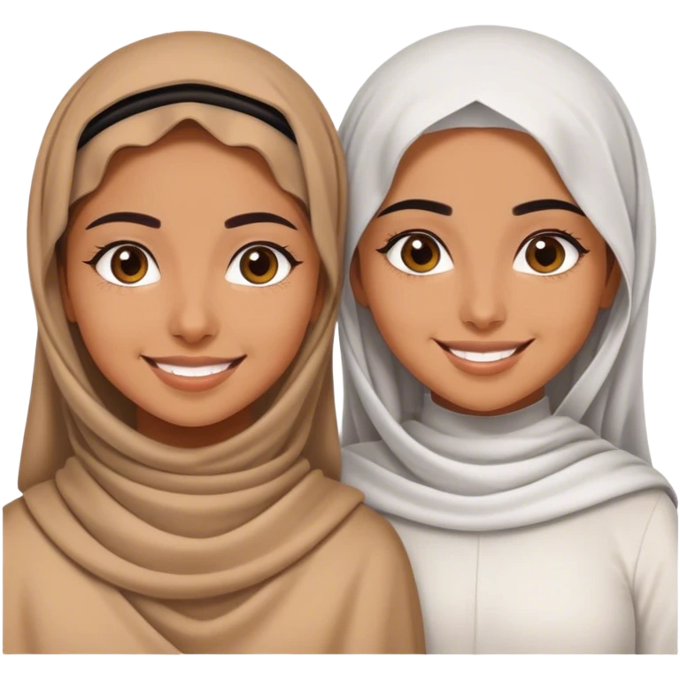 Jordanian and Saudi bestfriends girls emoji