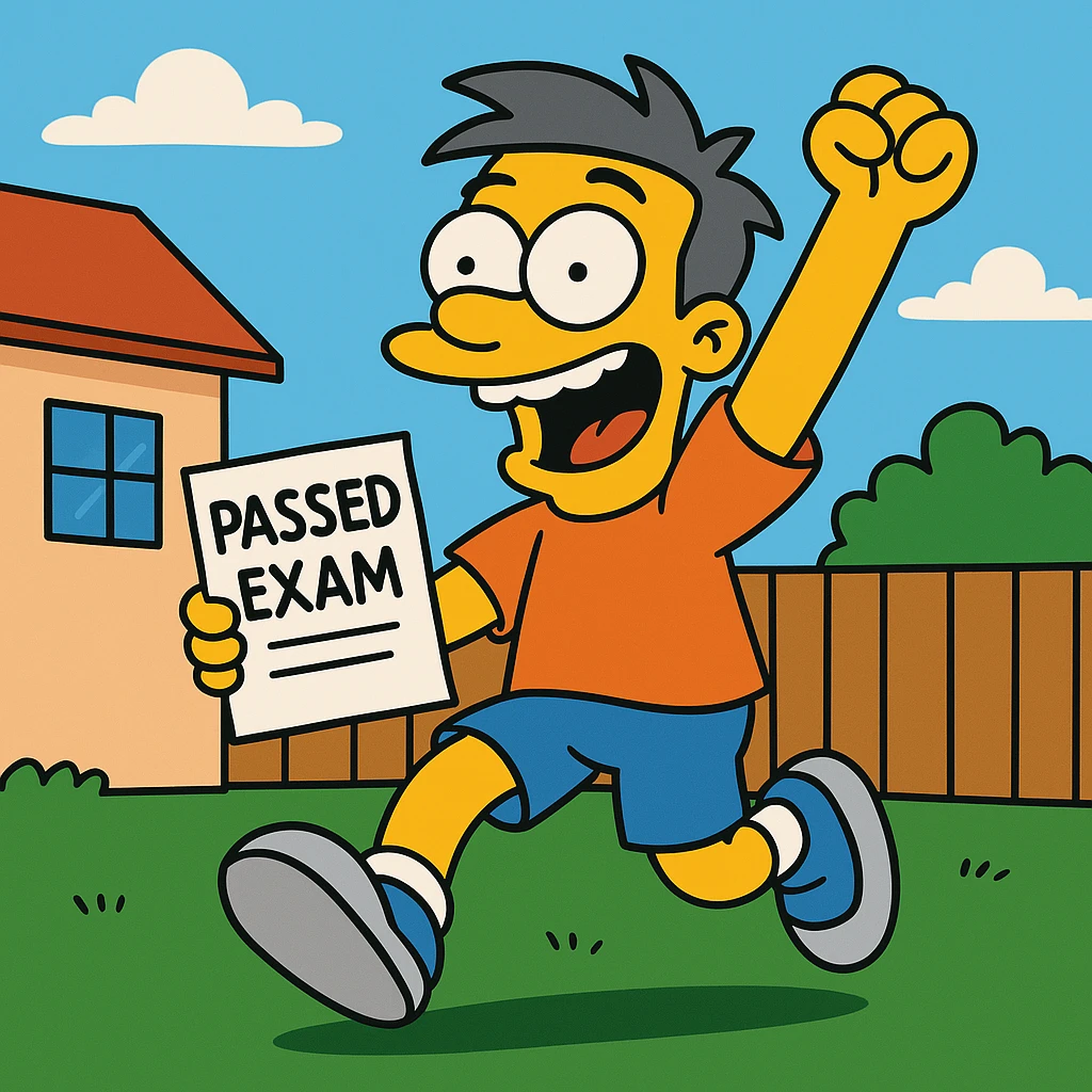 pass an exam emoji