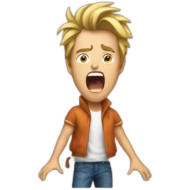 nicky dolan screaming emoji