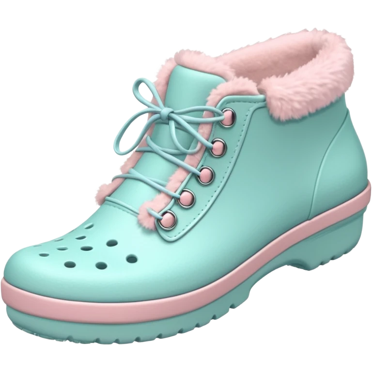crocks winter edition in pastel color emoji