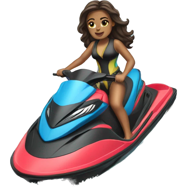 JET SKI girl emoji
