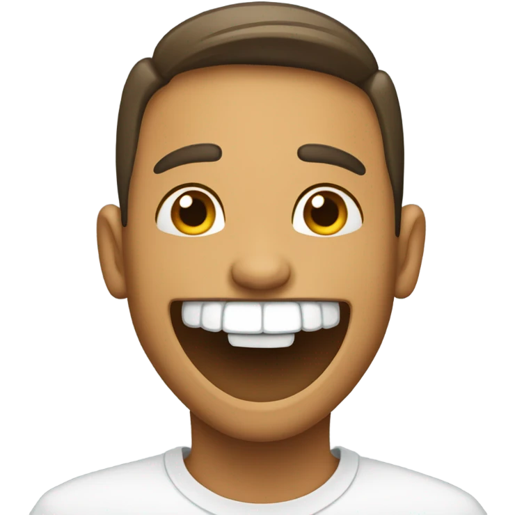 emoji face with buck teeth without glasses emoji