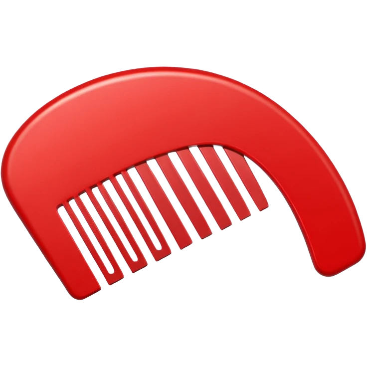 comb red emoji