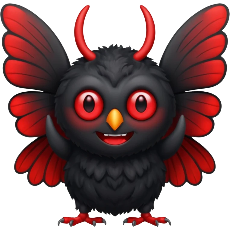Creat an emoji of the mothman emoji