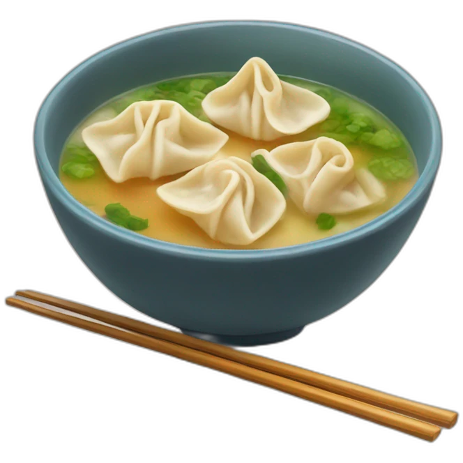 wonton soup emoji