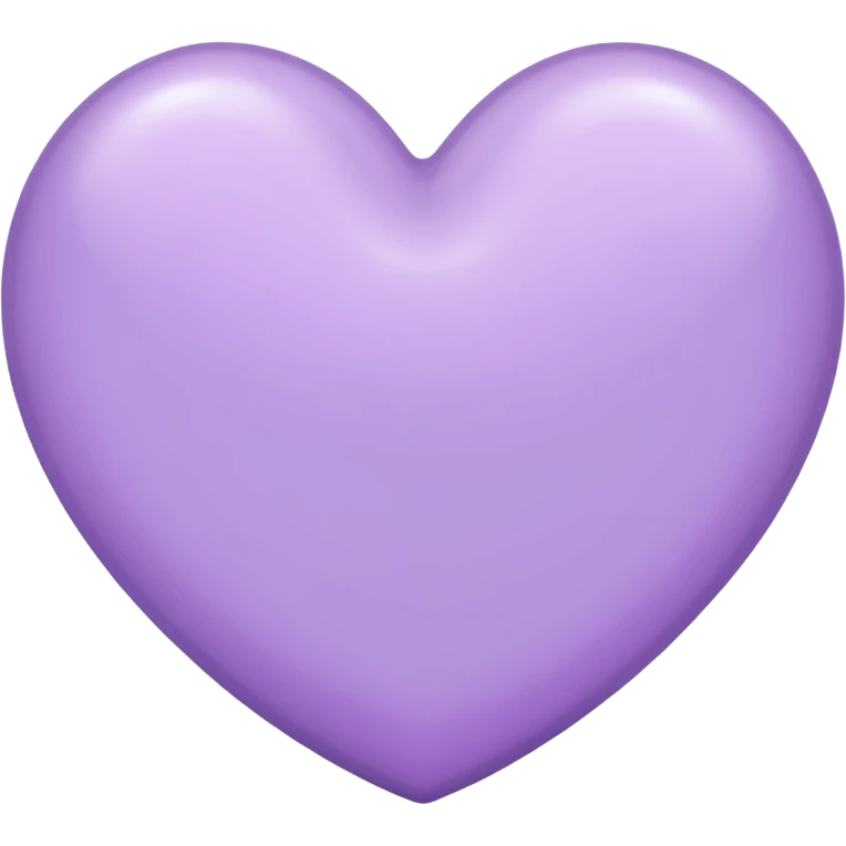 Light purple heart emoji
