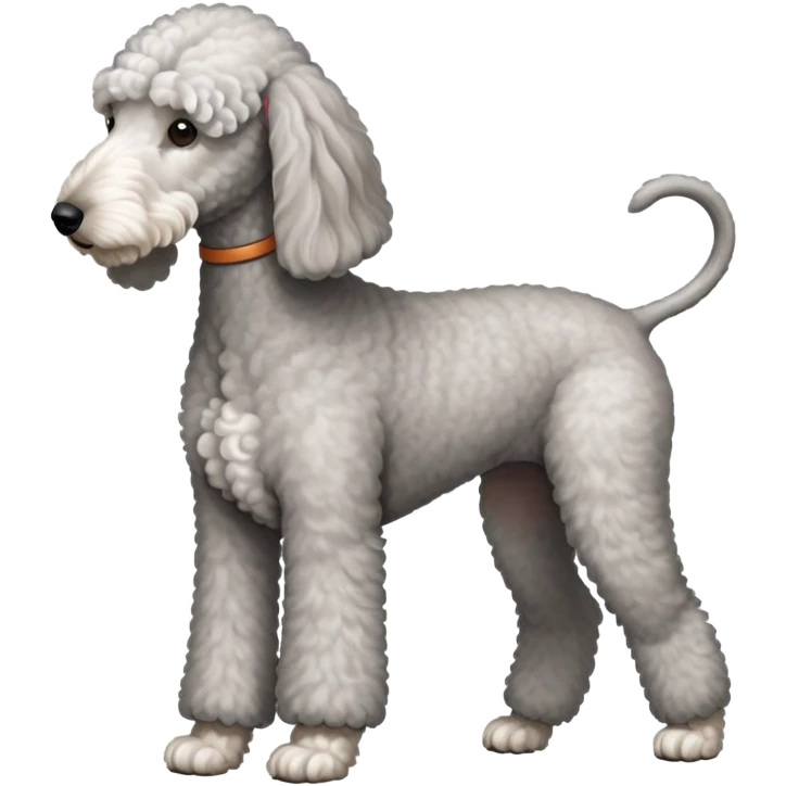 Full body photo of Bedlington Terrier emoji