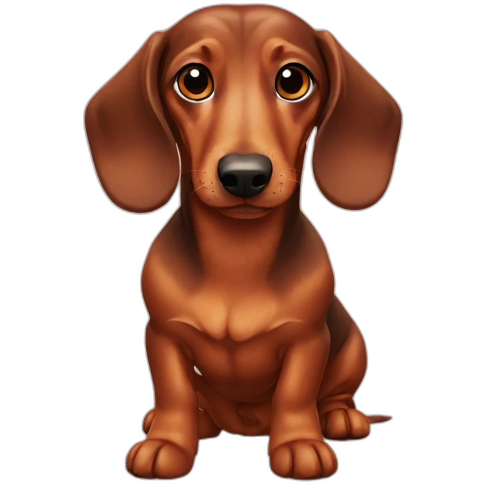 Daschund emoji