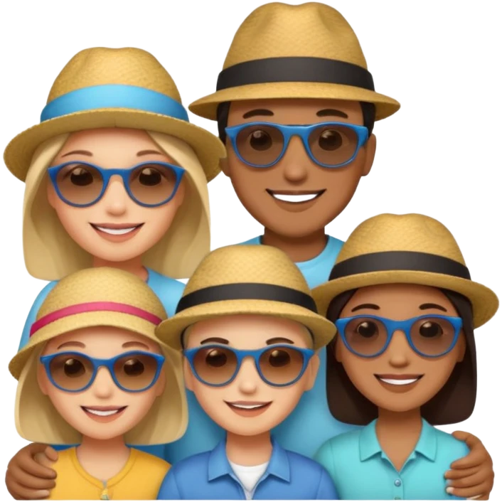 tourist familty emoji