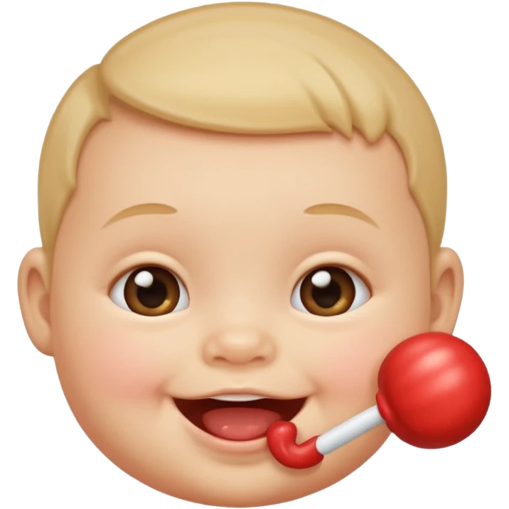 baby with sucker emoji