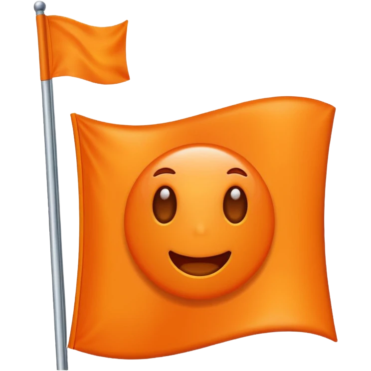 Orange flag emoji