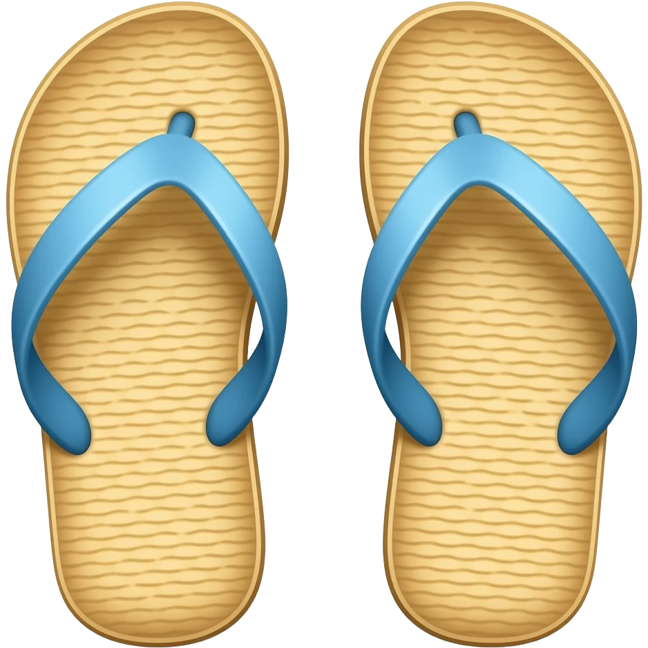 beach sandal pair emoji