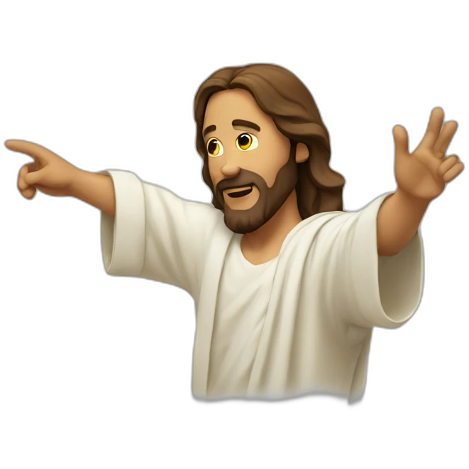Jesus dab emoji