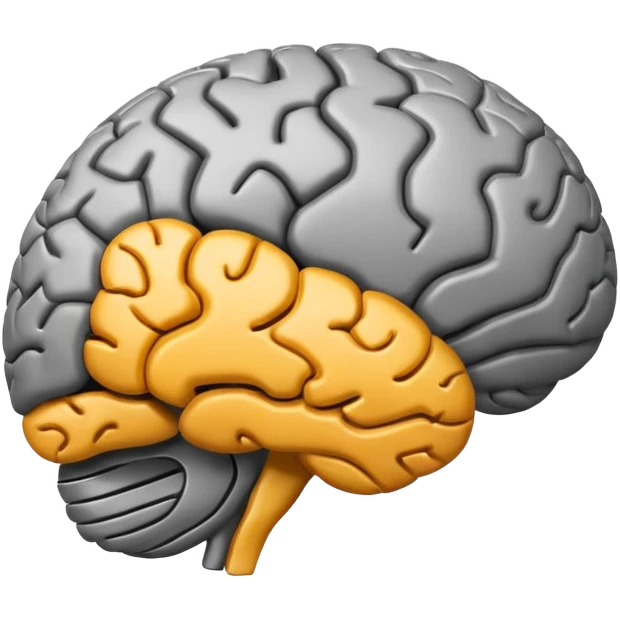 A thinking brain emoji