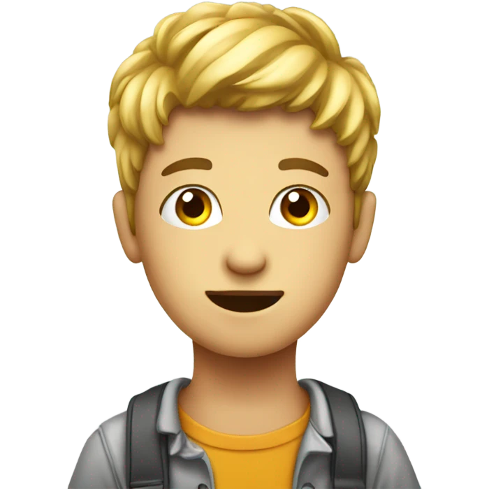 boy with idea focus in his head emoji